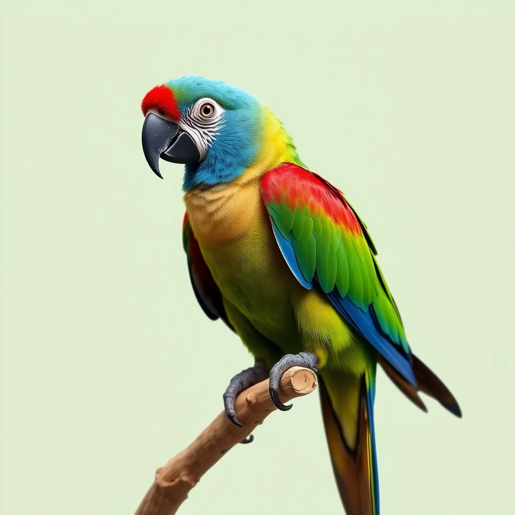 Illustration : Ara noble (Diopsittaca nobilis)
